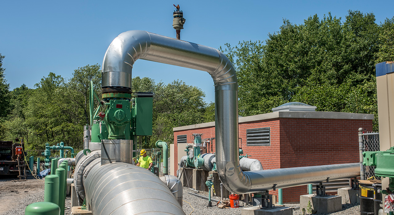 Spectra Needham Regulator Station Construction