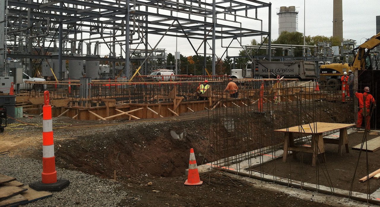 United Illuminating, East Shore Substation Construction